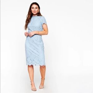 +SOLD+ DOWNEAST // High Neck Lace Dress